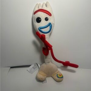 Disney Forky Plush Toy with Red and Blue Details